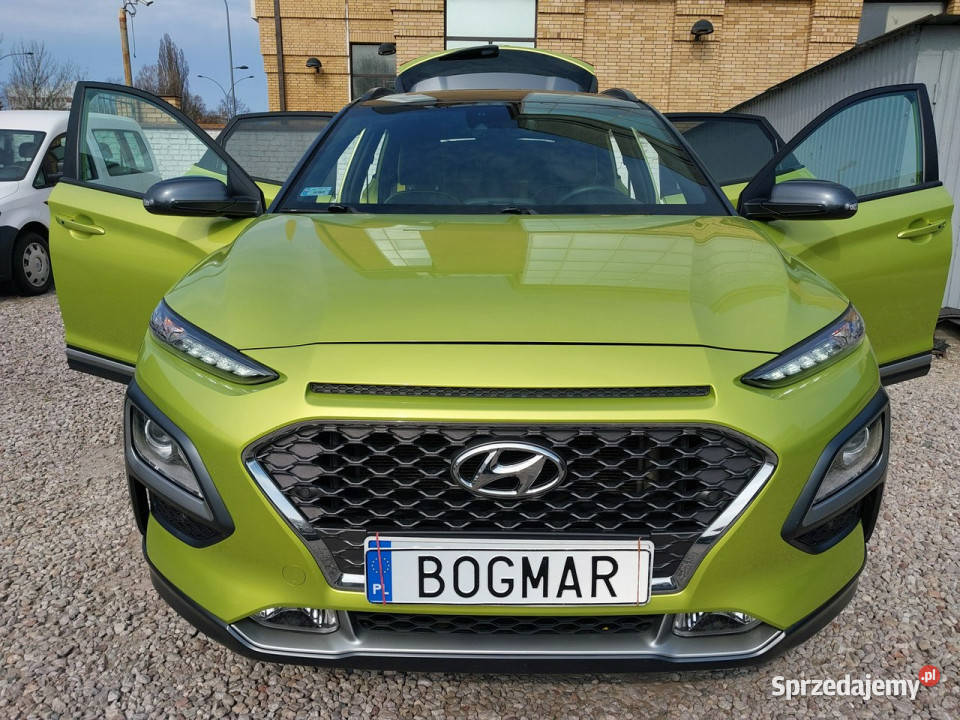 Hyundai Kona SALON 100 bezwypadkowy bogata lakier metallic