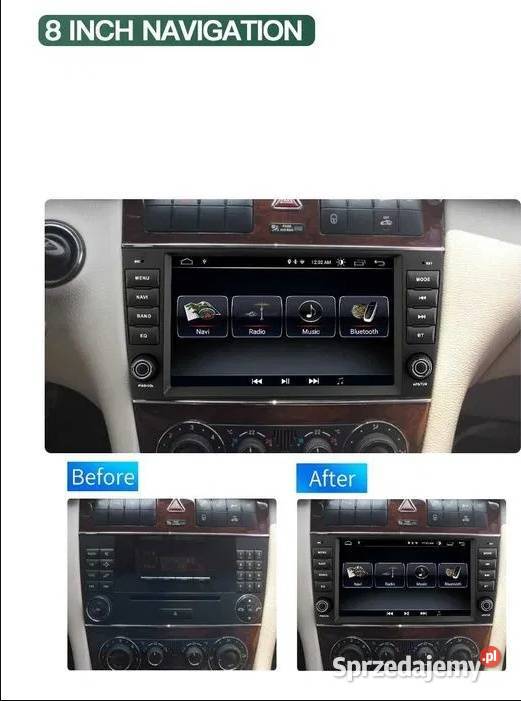 Radio android Mercedes W203 CLC gps bluetooth