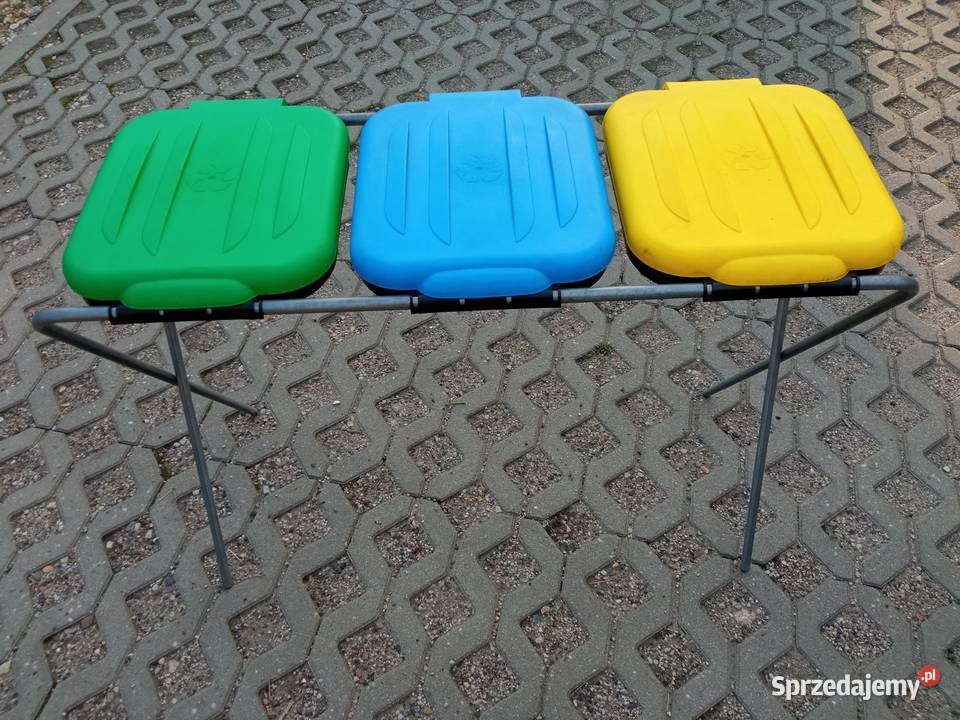 Stojak na worki do segregacji śmierci 3 segmenty Sosnowiec