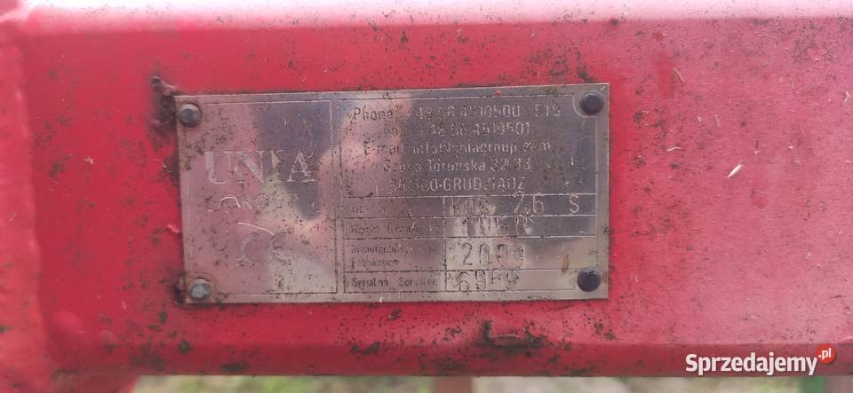 Agregat podorywkowy Unia Grudziądz Kos Grabów