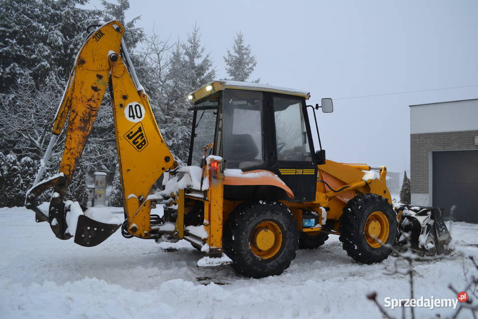 koparko ładowarka JCB 2 DX CX 4 x 4 dwie osie podkarpackie Głobikowa