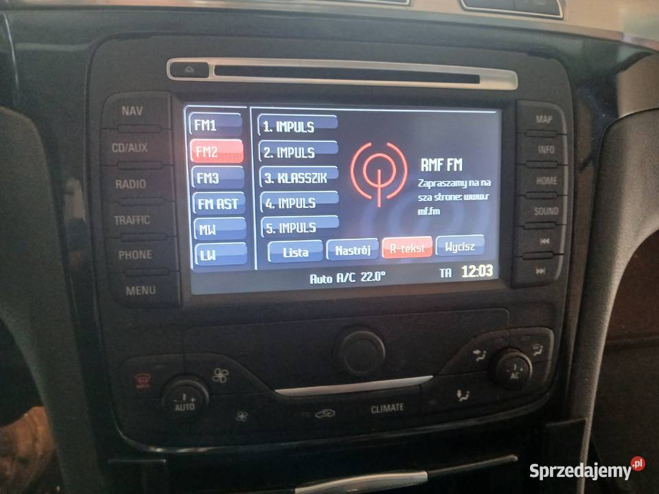 RADIO FABRYCZNE NAWIGACJA EKRAN BM2T18K931 S I Radłów