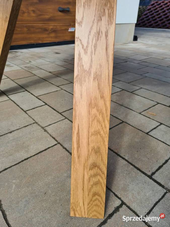 stół okrągły dębowy 140 4 wkładki DOSTĘPNY RĘKI 140cm Dom i Ogród Krosno