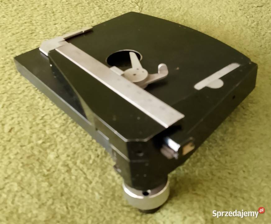 Stolik krzyżowy PZO mikroskopów MB10 MB30 Biolar Katowice