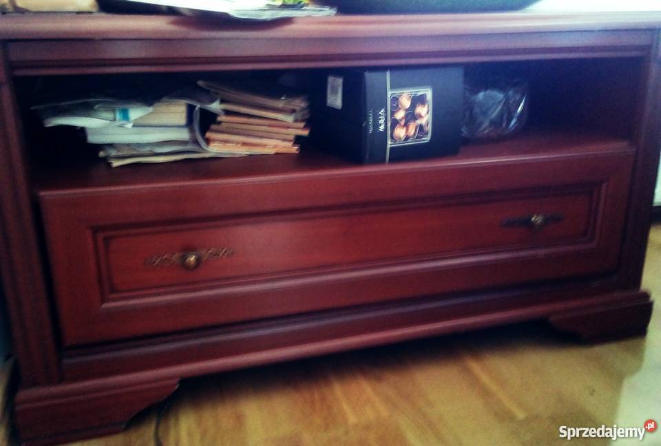 zestaw mebli brw intarsio witryna stolik rtv Sierpc sprzedam