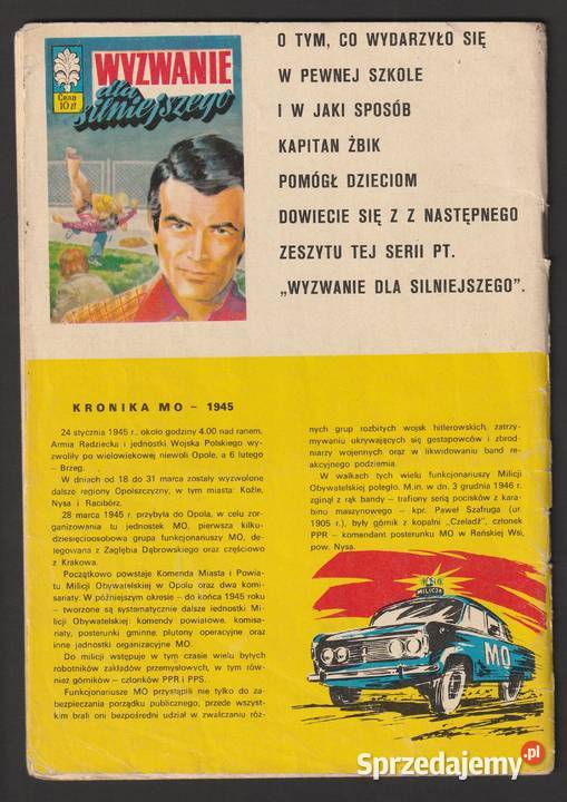 KAPITAN ŻBIK SP139WA ZAGINĄŁ 1975 PIERWSZE miękka