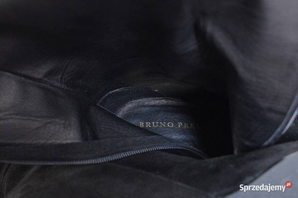 ELEGANCKIE ZAMSZOWE kozaki Bruno Premi na Białystok