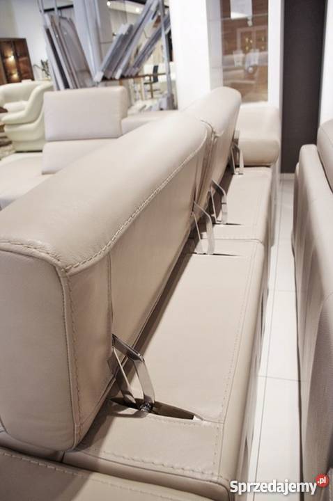 Skórzany Nowoczesny Narożnik Tkaniny Meble Wanat Gliwice