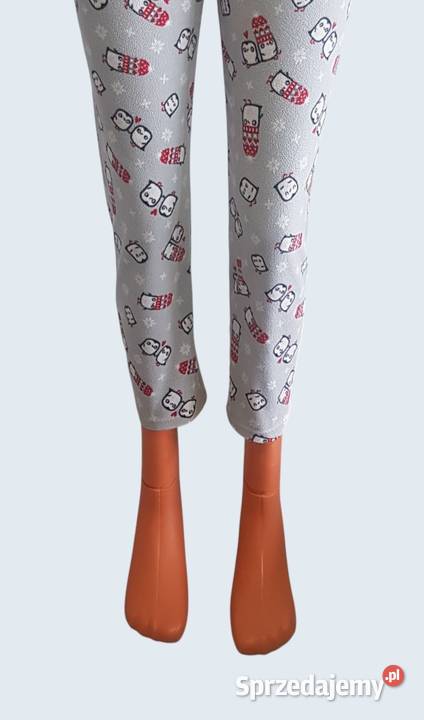 Spodnie piżamowe dziecięce polarowe szare 34XS Piżamy i szlafroki sprzedam