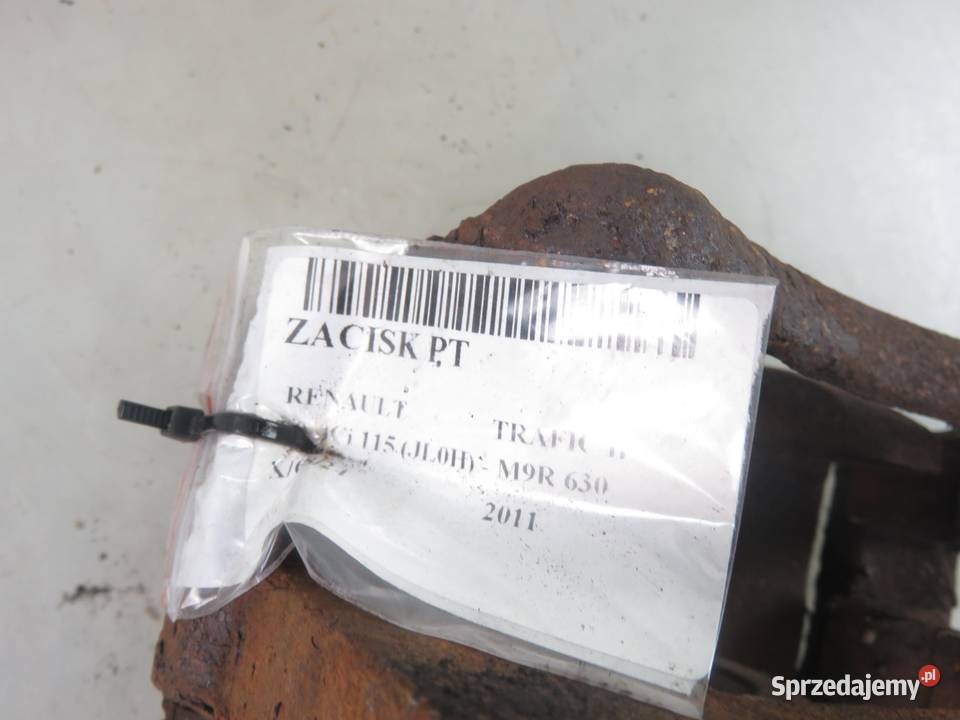 ZACISK PRAWY TYŁ RENAULT TRAFIC II Zaciski i jarzma