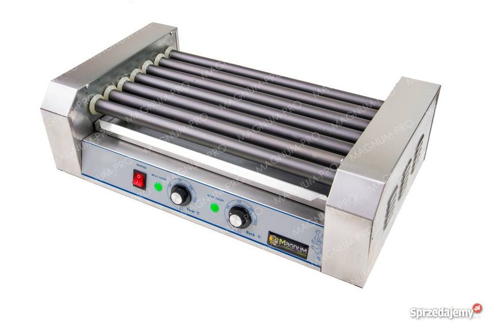 ROLKOWY PODGRZEWACZ DO PAROWEK HOTDOG 7 ROLEK Gastronomia Poczesna