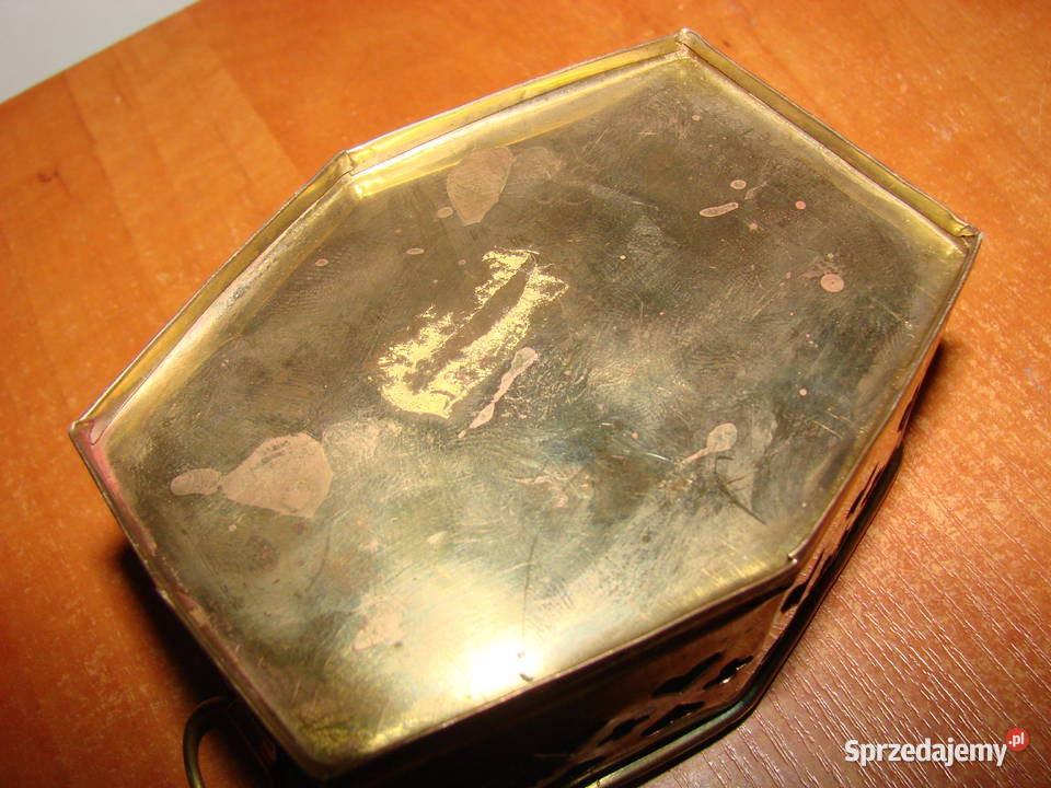 mały mosiężny koszyk Pruszcz Gdański sprzedam