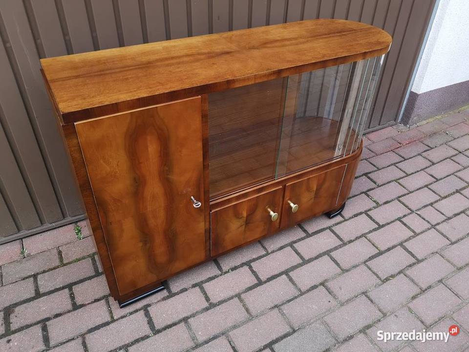 Barek Konsola Art Deco OrzechUnikat Stary Antyk wielkopolskie Swarzędz
