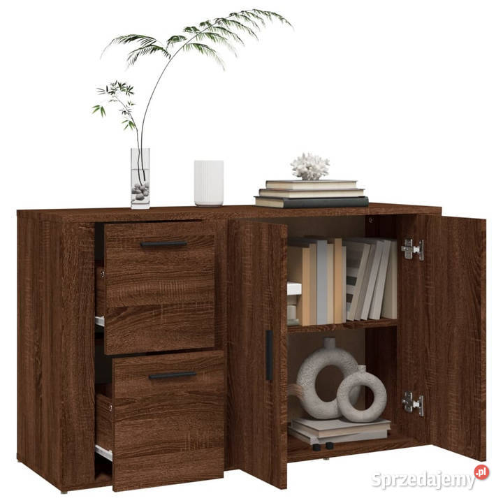 Szafka brązowy dąb 100x33x595 materiał Warszawa