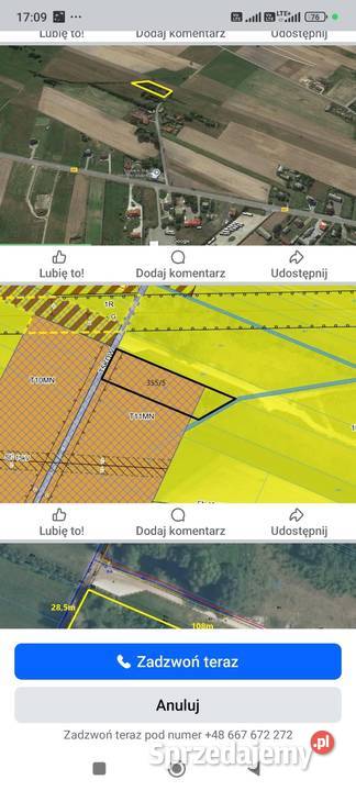 Działka budowlana Tuchowicz 5zł/m2 Łuków
