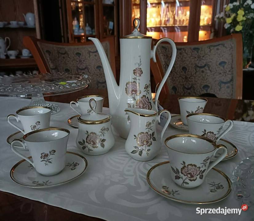 Porcelanowy serwis kawowy ALKA Kunst Alboth sprzedam