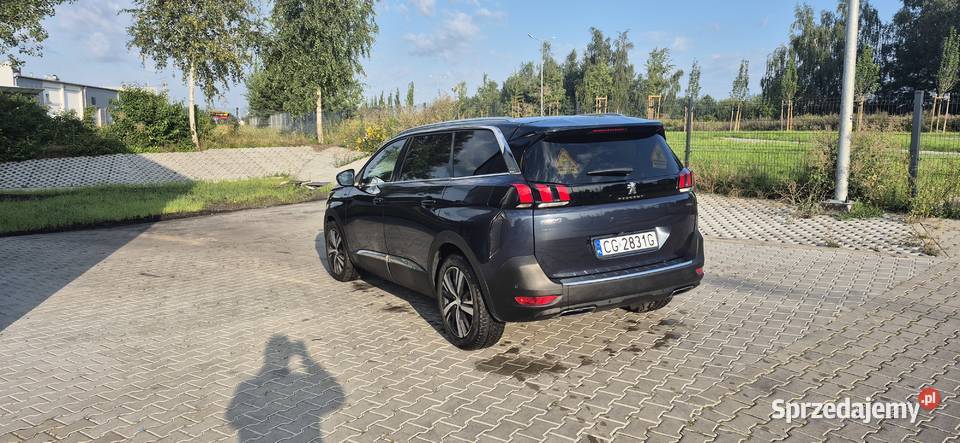 Sprzedam Peugeot 5008 GT skórzana tapicerka Grudziądz