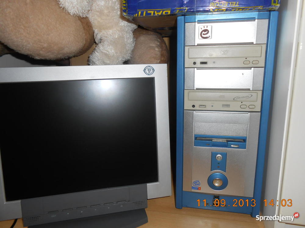 Komputer Pentium 4 monitor 15 Łódź