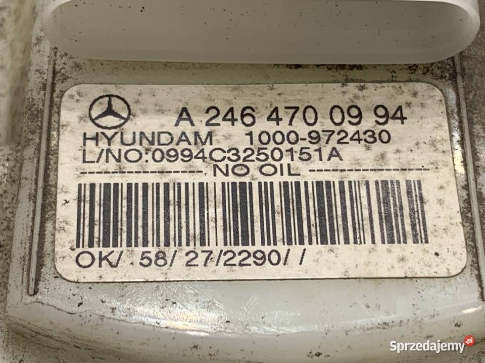 POMPA PALIWA MERCEDES W176 A2464700994 16 122 Części samochodowe podkarpackie