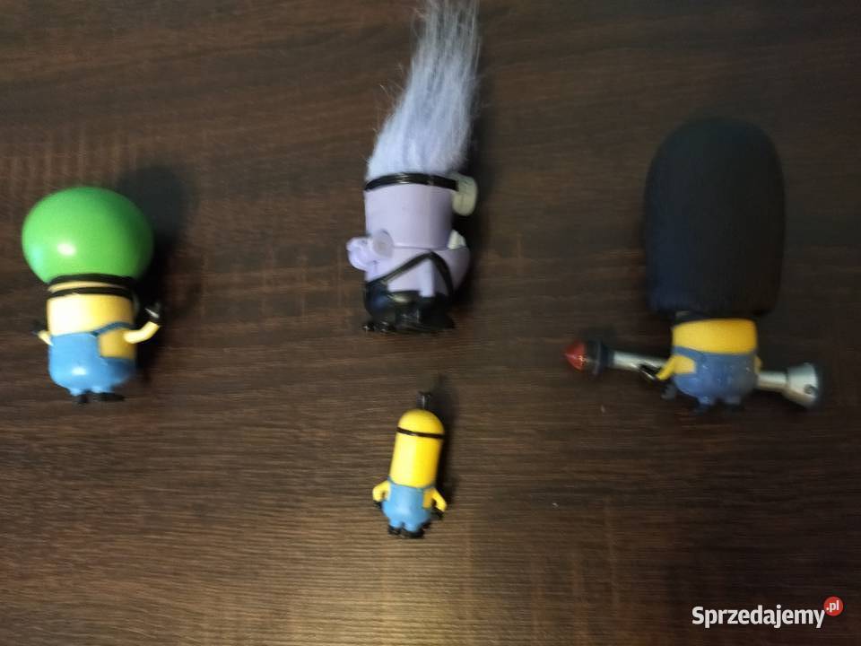 Minionki figurki mało spotykane Wrocław sprzedam