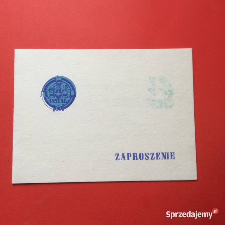 1932 Zaproszenie PIP Antykwariat