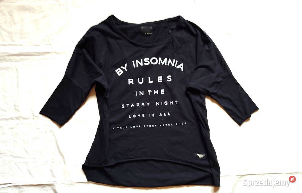 Bluzka czarna Insomnia oversize LXL Gdańsk