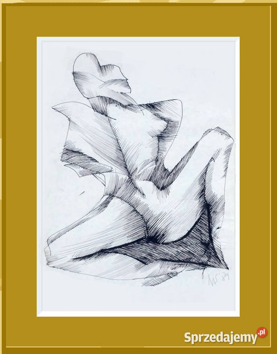 Erotyk Rysunek tuszem Wałbrzych