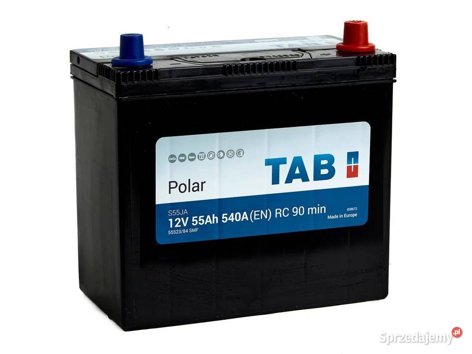 Akumulator TAB POLAR S 55Ah 540A JAPAN Prawy Wrocław