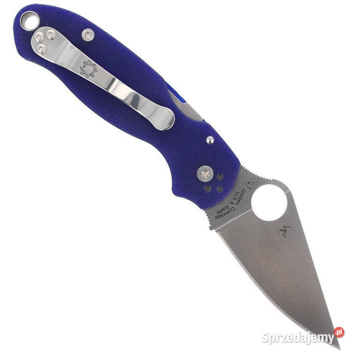Nóż składany Spyderco Para 3 G10 Dark Blue CPM Warszawa