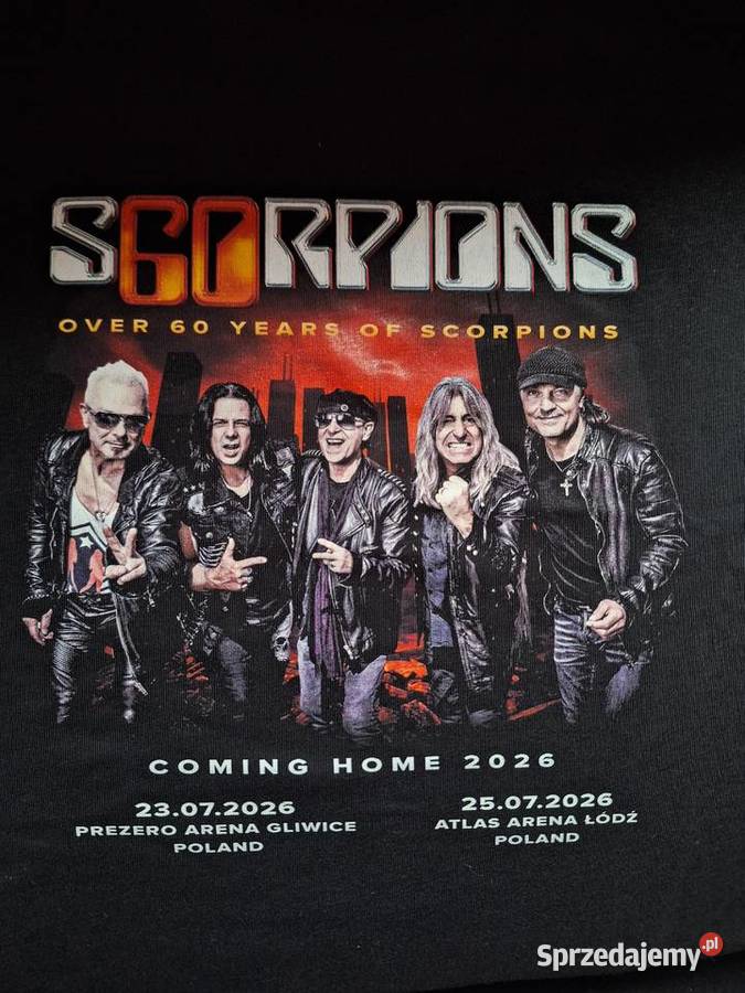 Bilet na sobotni koncert zespołu Scorpions