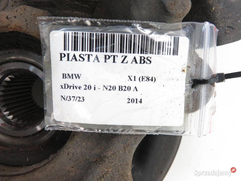 PIASTA TYLNA PRAWA BMW X1 E84 xDrive 20 i sprzedam