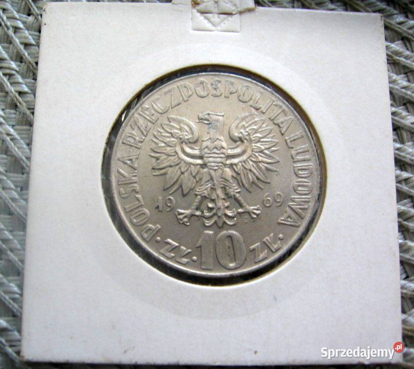 Polska 10 1969r Numizmatyka wielkopolskie Kalisz