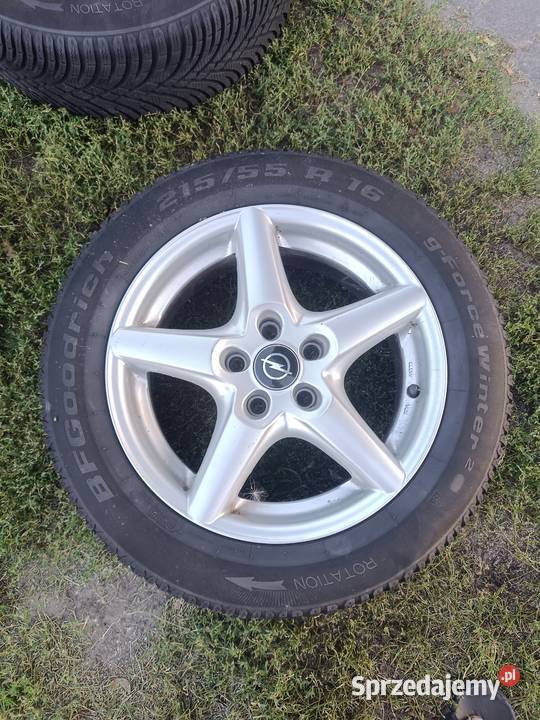 Koła zimowe 16 Opel Vectra 5x110 opony 21555 R16 Samochodowe Ostrołęka