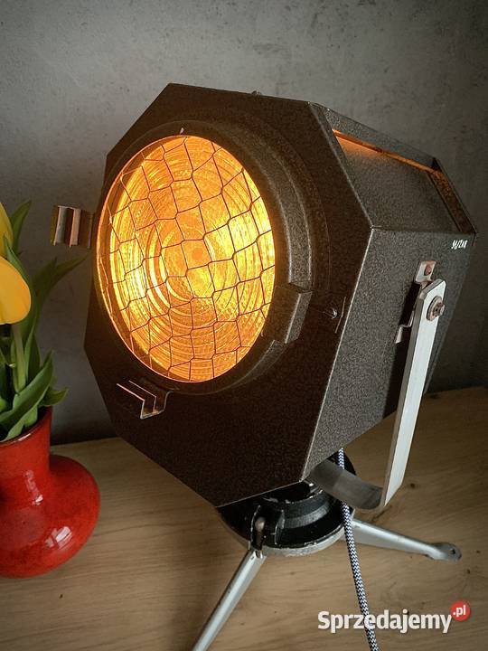 Lampa teatralna PRL Vintage loft Pozostałe
