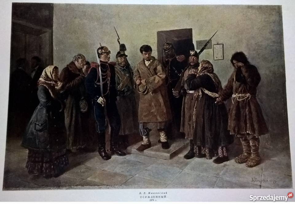 reprodukcja Władimir Makowski 29 x19 malarstwo Szczecin sprzedam