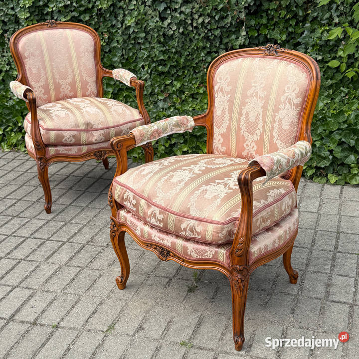 ARTexpert Para foteli Ludwik XV Rokoko Dobrzany