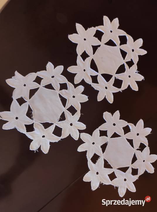 Serwetki dekoracyjne lniane Obrusy i serwety Gdańsk sprzedam