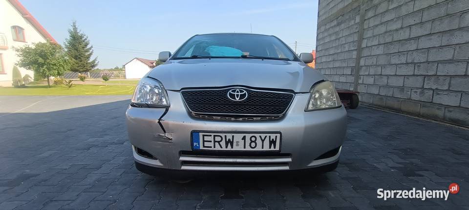 Toyota Corolla e12 20 D4D uszkodzona łódzkie