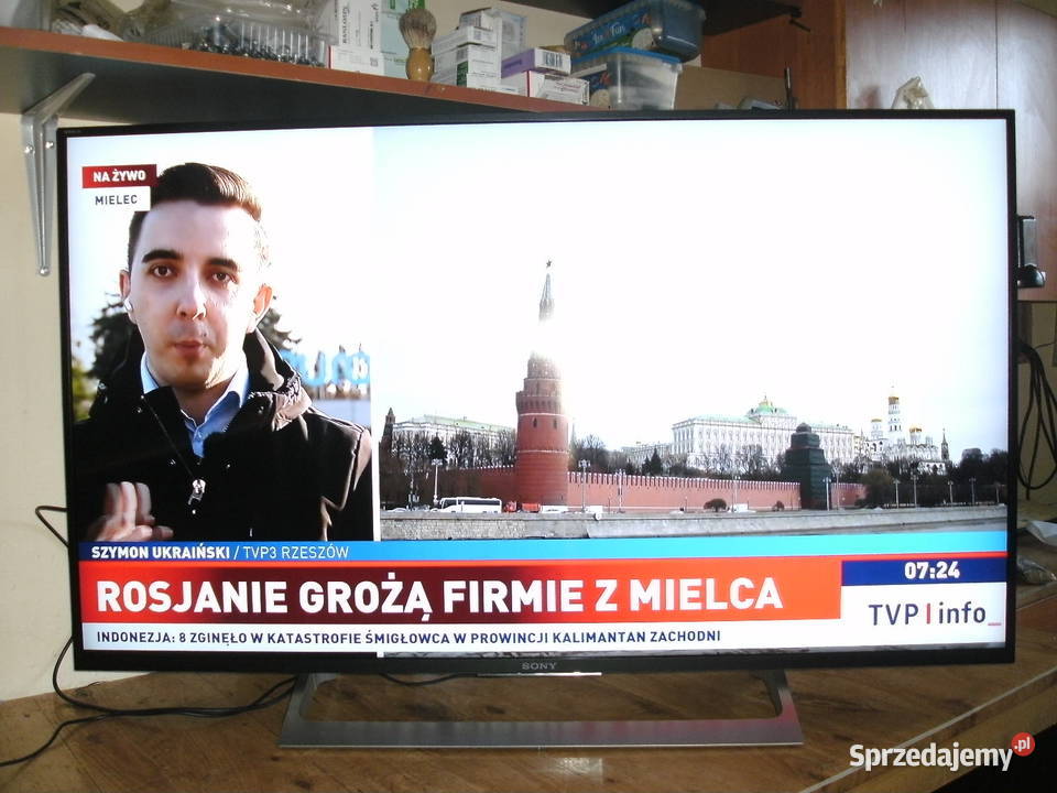 SONY Bravia LED 49 Smart TV z WiFi 4K UHD Telewizory Karlino