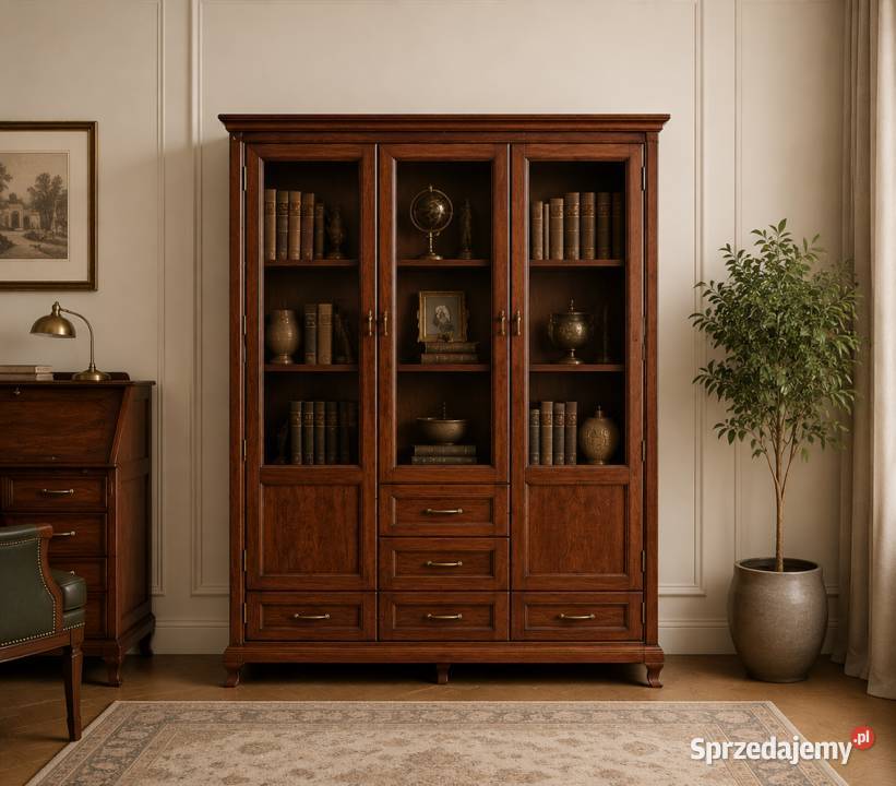 PROMOCJA Nowa Lita Dębowa Biblioteczka Drewniana sprzedam