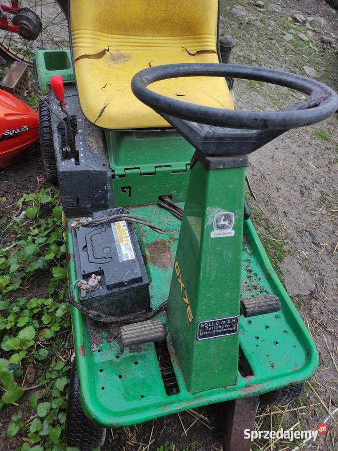 Sprzedam kosiarkę traktorek jonn deere GX75 Maszyny zielonkowe Pacanów