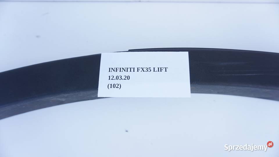 LISTWA BŁOTNIKA LEWY TYŁ INFINITI FX35 FX45 0308 Nowy Tomyśl