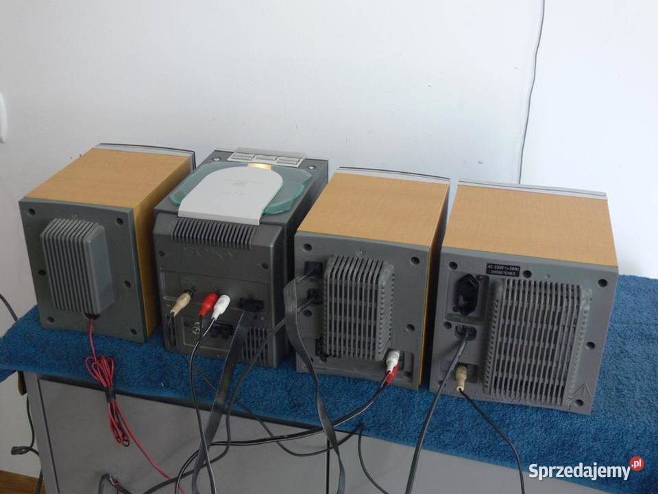 Wieża Sony PMC-MD55 CD MD AUX RDS SUB kol. WYSYŁKA. Jasło - Sprzedajemy.pl
