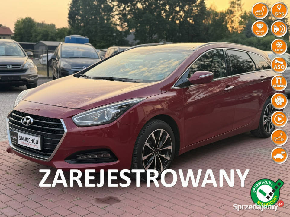 Hyundai i40 Gwarancja Skóra Elektryka Panorama czujnik deszczu