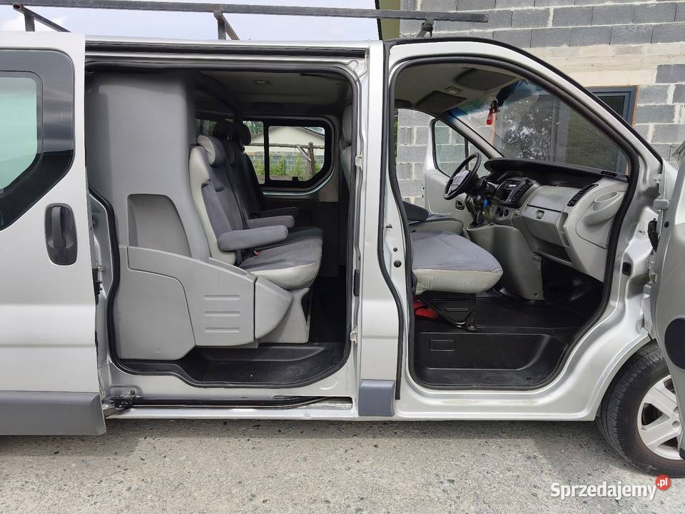 RENAULT TRAFIC LONG BRYGADÓWKA 6 OSÓB BAGAŻNIK łódzkie Bartochów