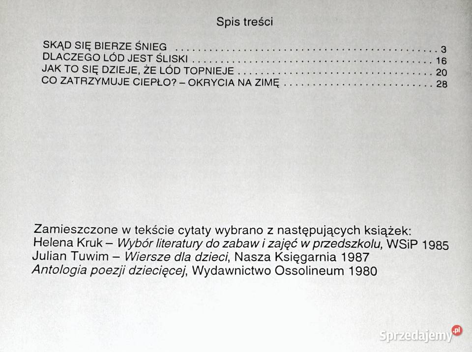 zadziwić przedszkolaka tym co świeci pływa lata Rok wydania 1994