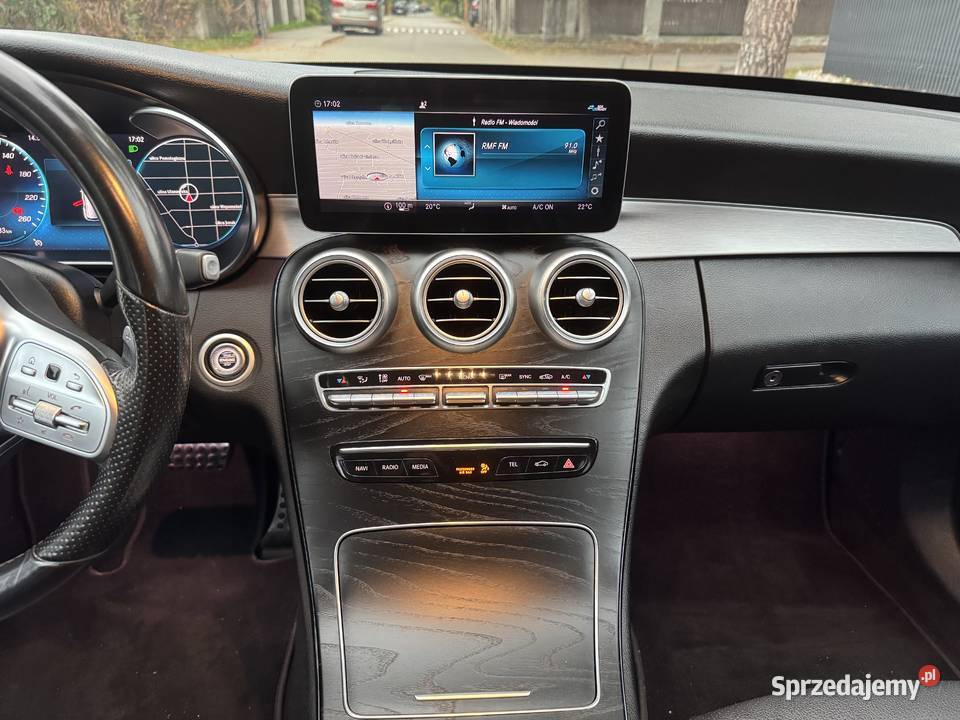 MercedesBenz Klasa C C200D AMG automat Multibeam Rok produkcji 2019 Warszawa