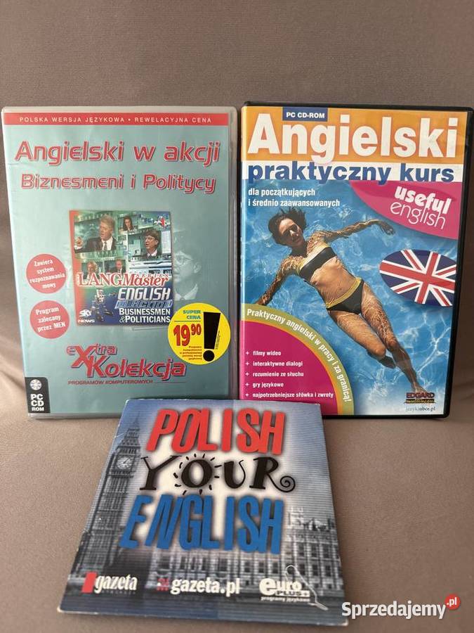 Angielski kurs początkujących 3 płyty Warszawa