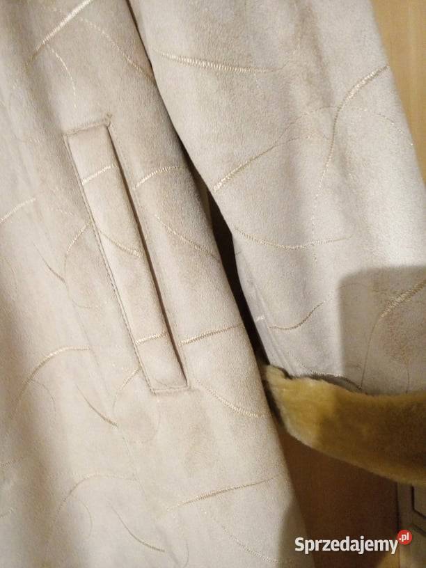 Piękny płaszczyk kurtka ze sztucznego kożuszka Kurtki i płaszcze śląskie Częstochowa sprzedam