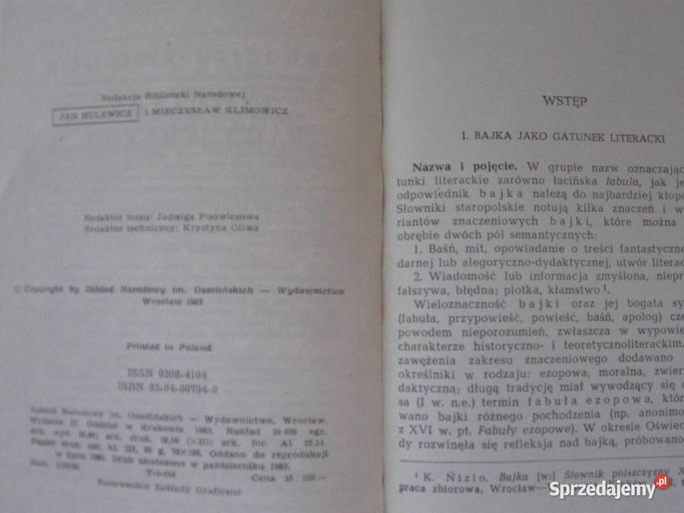 Antologia bajki polskiej Wacław Woźnowski podlaskie Białystok